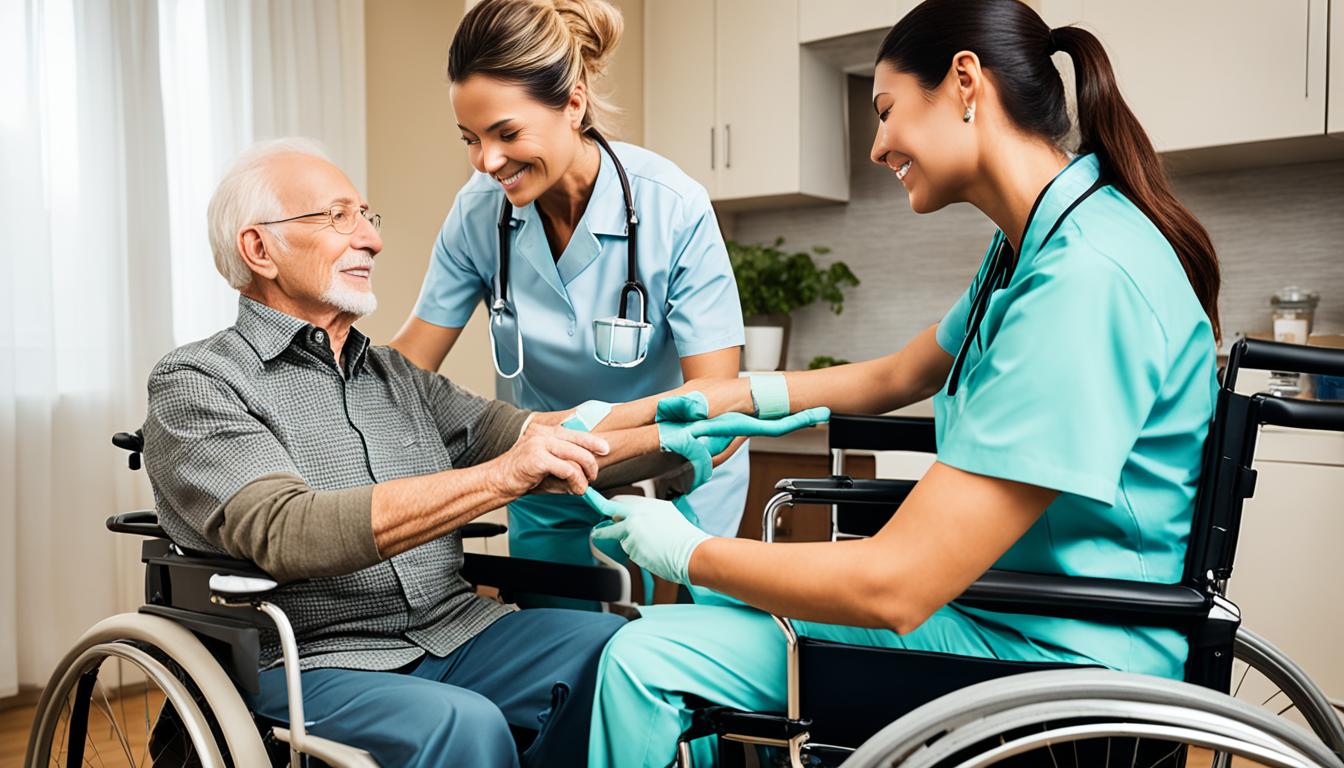Home health care for spinal cord injuries